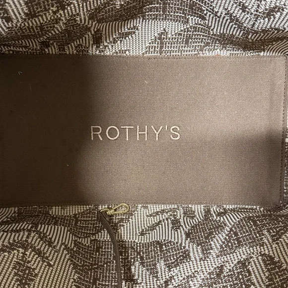 Rothy's Gray and Cream Floral Tote - Picture 2 of 7